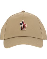 Moncler - Cappellino Da Baseball Gabardine Cotton Gabardine - Lyst