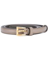 Prada - Gürtel Ton 1 cm Saffiano Argilla - Lyst