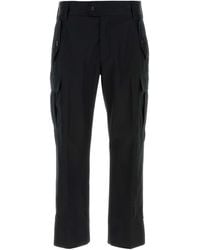 McQueen - Black Cotton Cargo Pant - Lyst