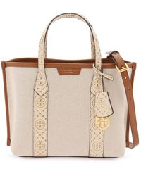 Tory Burch - Small Canvas Perry Boodschappentas - Lyst