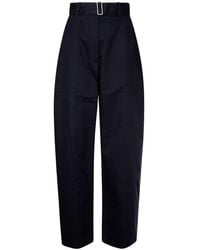 Studio Nicholson - Round Leg Cotton Trousers - Lyst