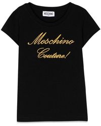Moschino - Short Sleeve Logo T Shirt - Lyst