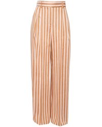 Alberta Ferretti - Wide-Leg Trousers With Tailored Fit - Lyst