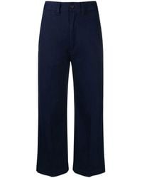 Polo Ralph Lauren - Wide-Leg Cropped Chinos - Lyst