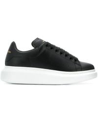 McQueen - E Leder Oversized Low-Top Sneakers - Lyst