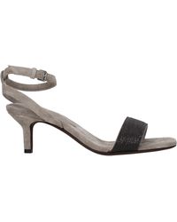 Brunello Cucinelli - Sandals Suede - Lyst