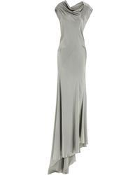Alberta Ferretti - Satijnen Jurk - Lyst