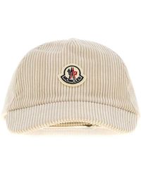 Moncler - Sand Stretch Corduroy Baseball Cap - Lyst