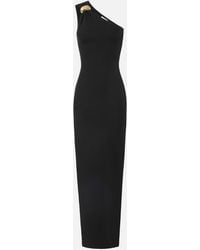 Elisabetta Franchi - Long One-Shoulder Dress - Lyst
