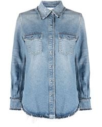 Chloé - Denim Cotton Shirt - Lyst