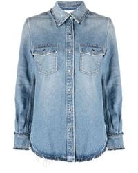Chloé - Denim Cotton Shirt - Lyst