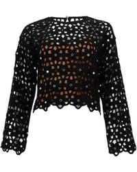 MICHAEL Michael Kors - Crochet Top - Lyst