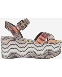Missoni - Platform Sandals - Lyst