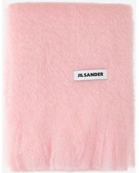Jil Sander - Mohair Blend Scarf - Lyst