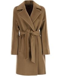 Max Mara - Scire Wool Beaver Dressing Gown Coat - Lyst