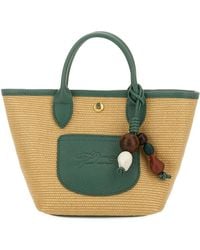 Longchamp - Le Pliage Collection Basket Bag Xs Canvas - Lyst