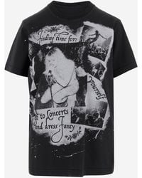 Dolce & Gabbana - Cotton Jersey T Shirt With Print - Lyst