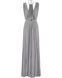 Elisabetta Franchi - Carpet Lurex Jersey Dress With Belt - Lyst