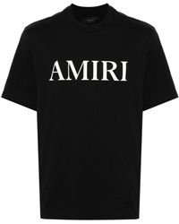 Amiri - Brand-Embellished Crewneck Cotton-Jersey T-Shirt - Lyst