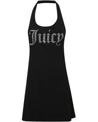 Juicy Couture - Logo Halfter Mini -Kleid - Lyst
