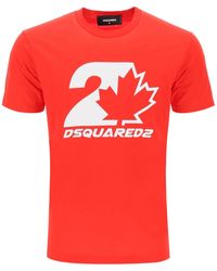 DSquared² - Cool fit bedrucktes T -Shirt - Lyst