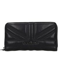John Richmond - Wallet Women Polyurethan schwarz - Lyst