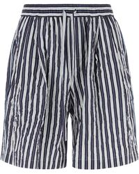Dolce & Gabbana - Dolce & Gabbana Embroidered Viscose Blend Bermuda Shorts - Lyst