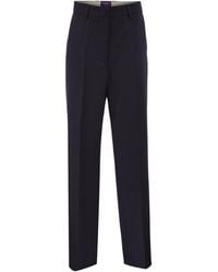 Weekend by Maxmara - Wksfenice Tailored Virgin Wool Trousers - Lyst