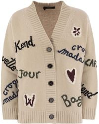 Weekend by Maxmara - Belgio Over Cardigan In Wollen Garen - Lyst