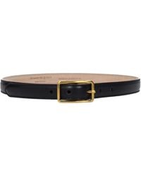 McQueen - Cinture Donna Pelle Nero - Lyst