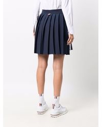 Thom Browne - Mini Gevallen Geplooide Rok - Lyst
