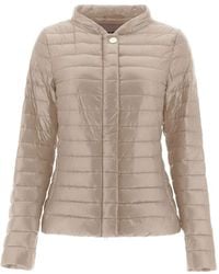 Herno - Nylon Short Down Jacket - Lyst