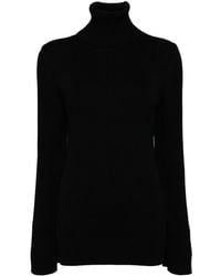 Junya Watanabe - Ribbed Turtleneck Top - Lyst