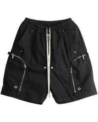 Rick Owens - Drkshdw Bauhaus Shorts With Drawstring And Multiple Pockets - Lyst