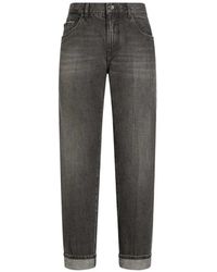 Dolce & Gabbana - Denim Broek - Lyst