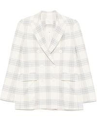 Circolo 1901 - Cotton Double Breasted Jacke - Lyst