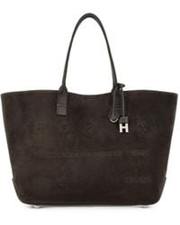 Hogan - Address Medium Leather Tote Bag - Lyst