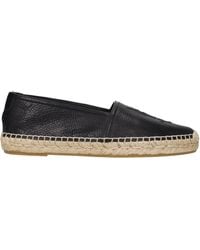 Saint Laurent - Alpargatas con monograma - Lyst