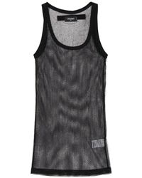 DSquared² - Top largo sin mangas - Lyst