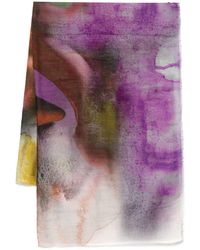 Faliero Sarti - Flowers Printed Stole - Lyst