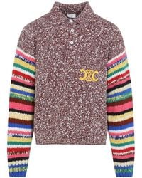 Celine - Cotton Polo - Lyst