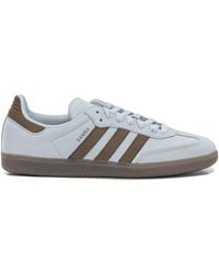 adidas Originals - Samba Og Lightblue Leather Rubber Sneakers - Lyst