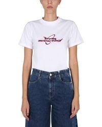 Stella McCartney - Logo Crew Neck T-Shirt - Lyst