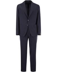Tagliatore - Pinstripe Suit en laine et en soie - Lyst