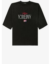 Willy Chavarria - Cotton T Shirt With Front Embroidery - Lyst