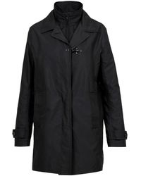 Fay - Coats schwarz - Lyst
