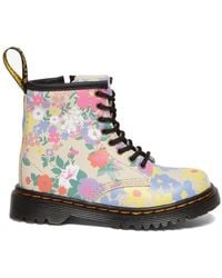 Dr. Martens - 1460 Parchment Floral Mash Up - Lyst