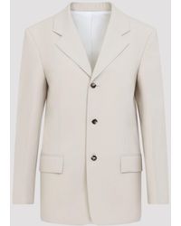 Bottega Veneta - Wool Striped Jacket - Lyst