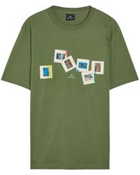 Paul Smith - Slides Cotton T Shirt - Lyst