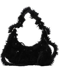 Balenciaga - Le Cagole Shoulder Bags Eco Fur - Lyst